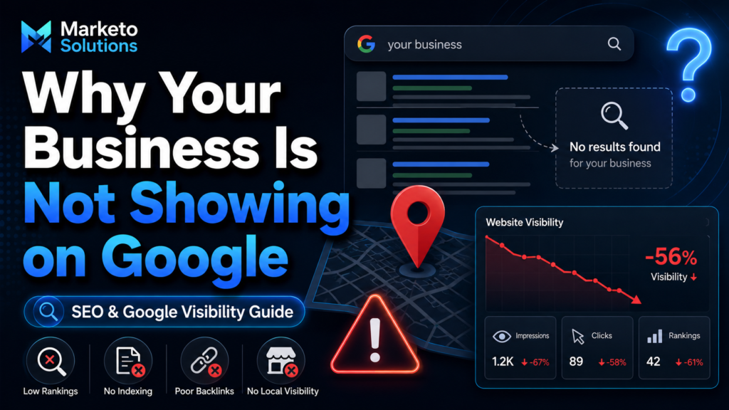 Why Is Your Business Not Showing on Google
