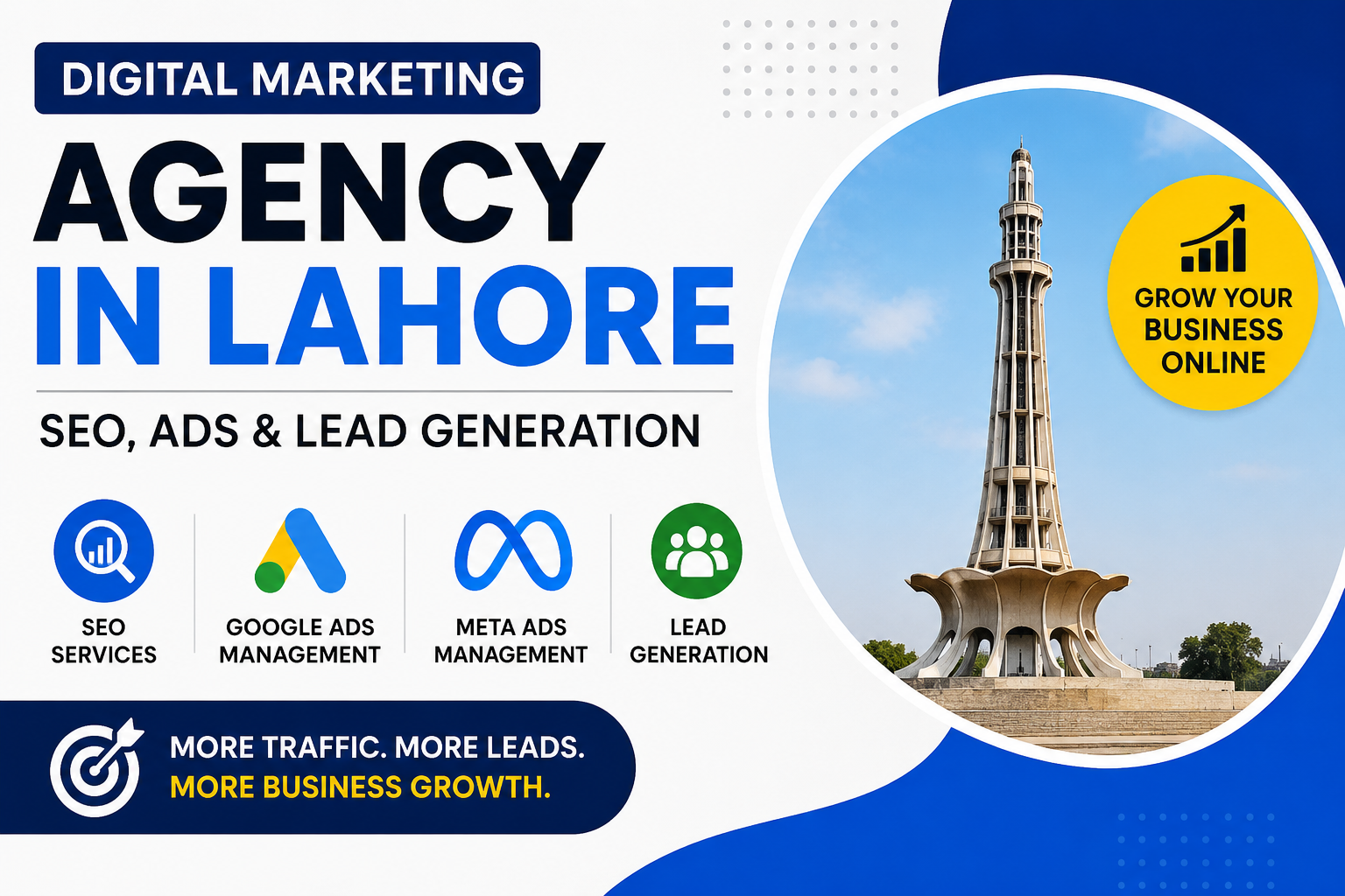 Digital Marketing Agency in Lahore for SEO, Ads & Lead Generation