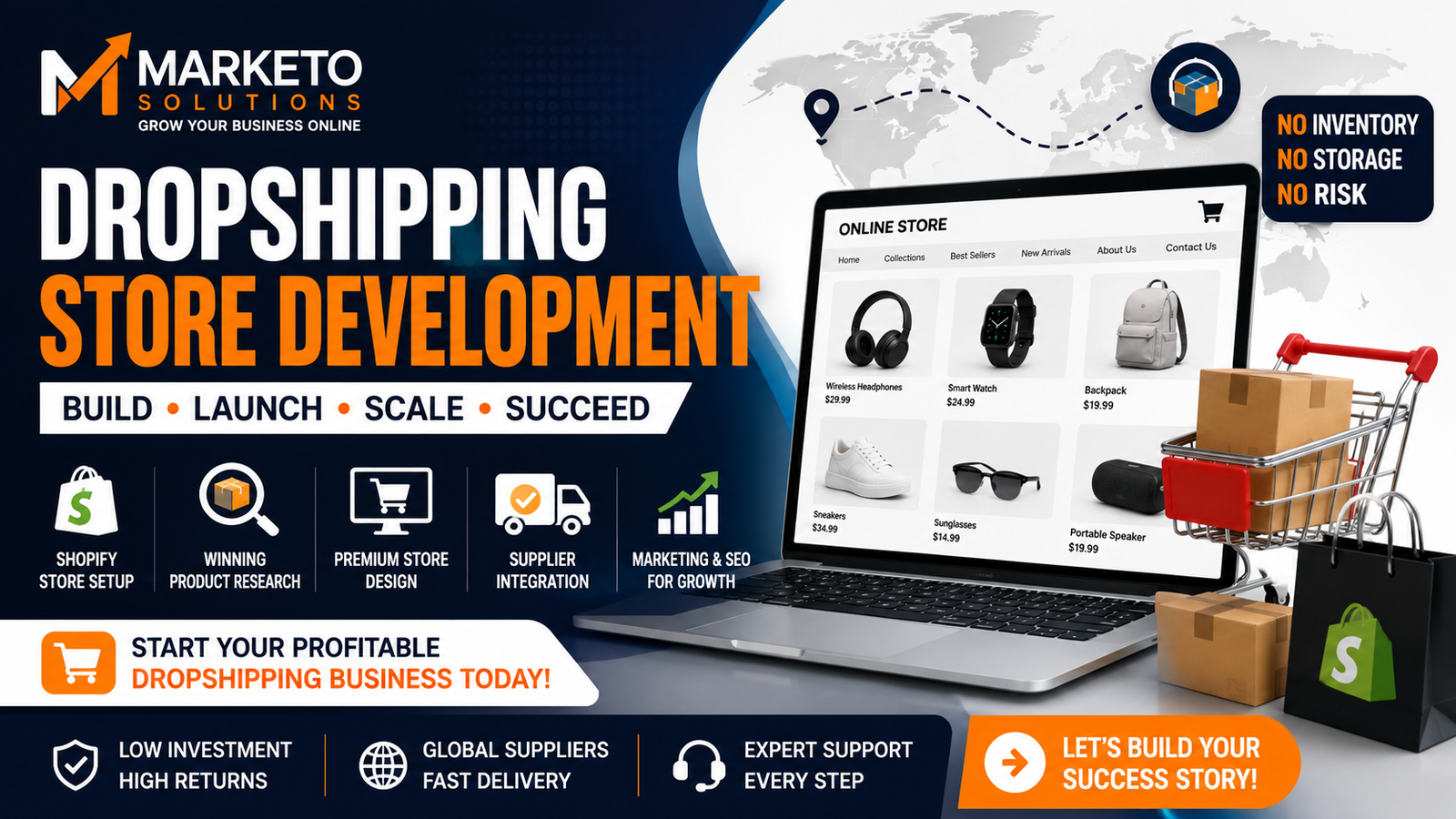dropshipping store need SEO