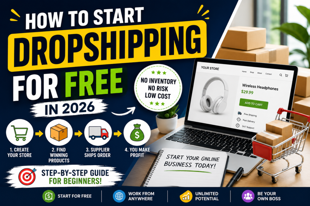 start dropshipping with no money